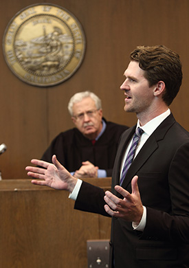 Law student makes his case.